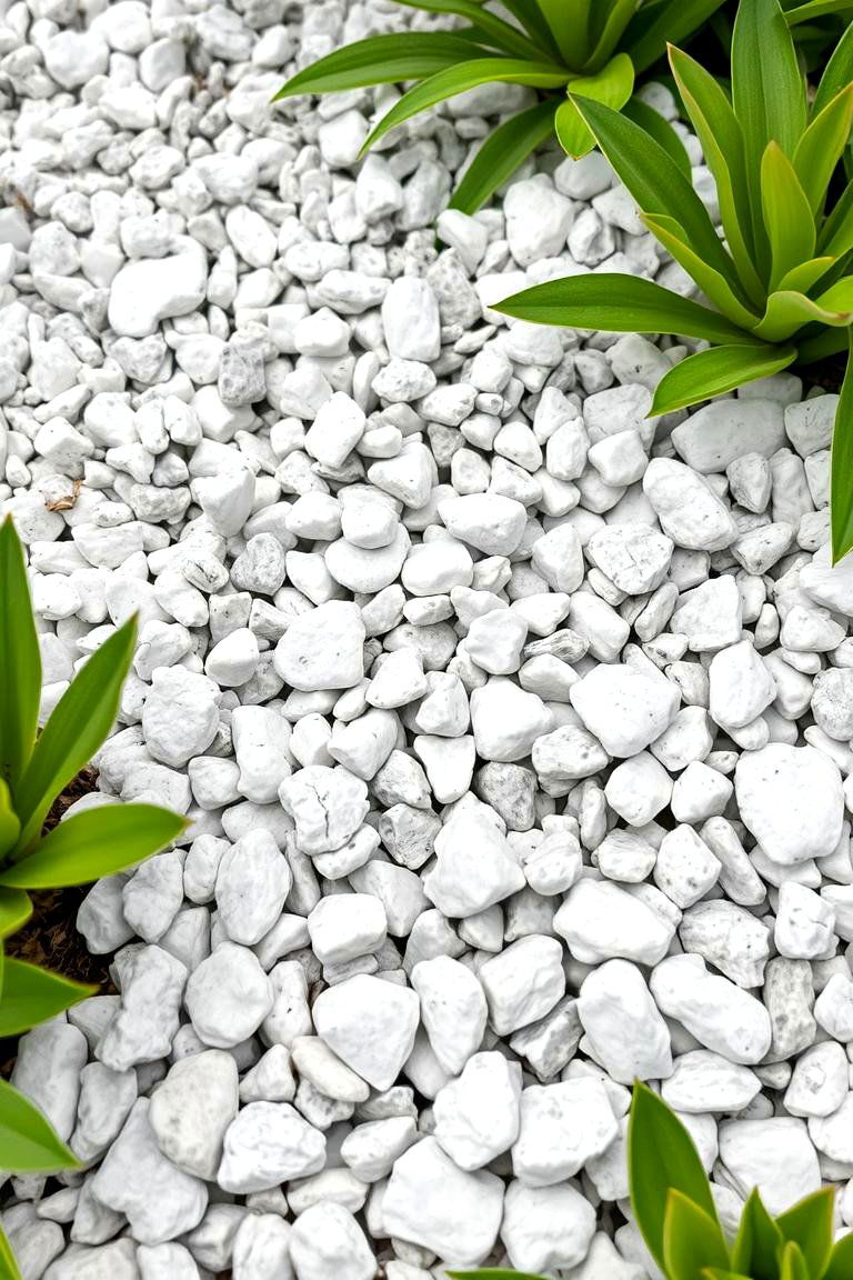 White Rock Mulch Alternative - 24 White Rock Landscaping Ideas