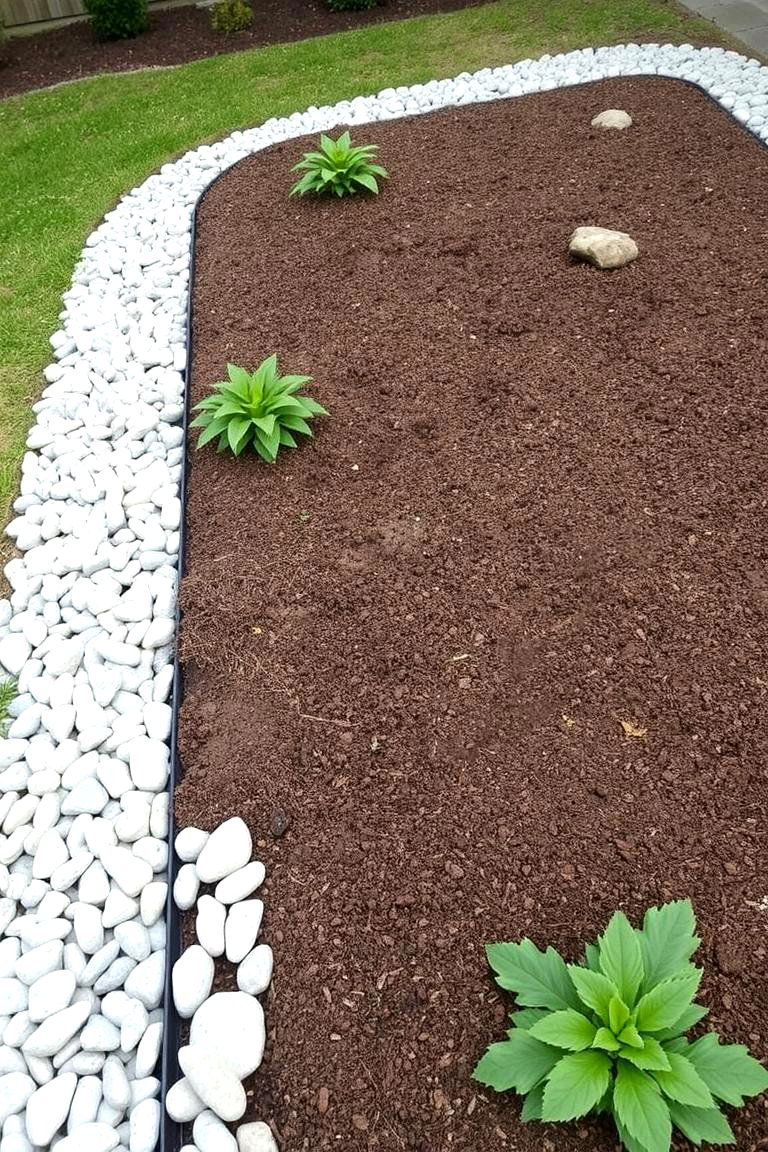 White Rock Raised Garden Bed Border - 24 White Rock Landscaping Ideas