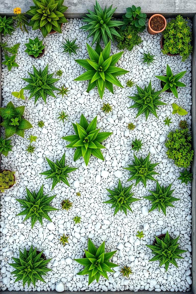 White Rock Roof Garden Drainage - 24 White Rock Landscaping Ideas