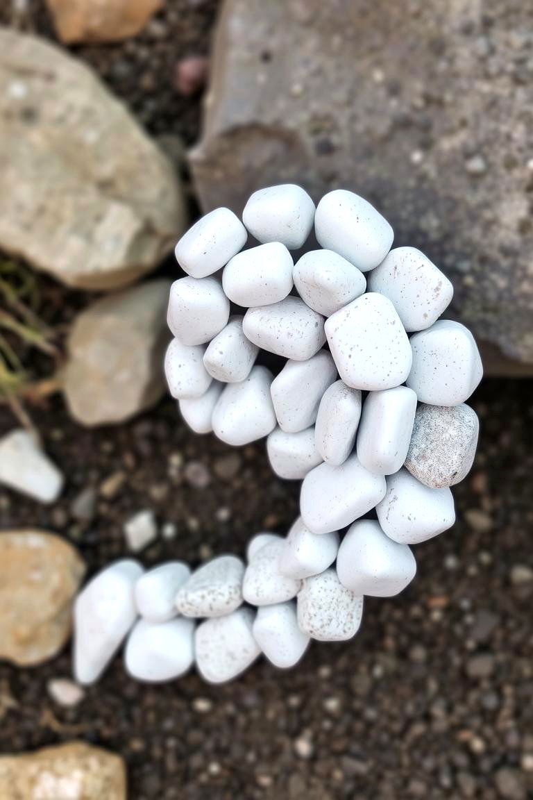 White Rock Sculptural Accents - 24 White Rock Landscaping Ideas