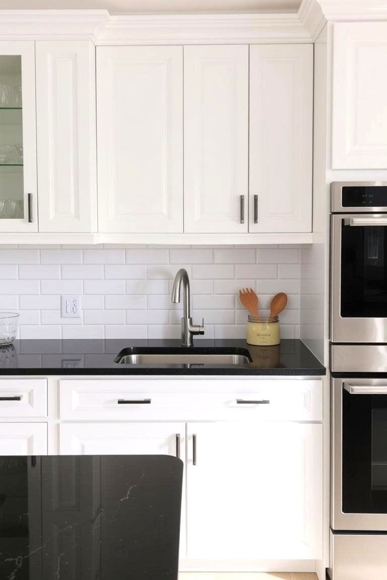 White Subway Tile Backsplash - 24 Mediterranean Kitchen Ideas