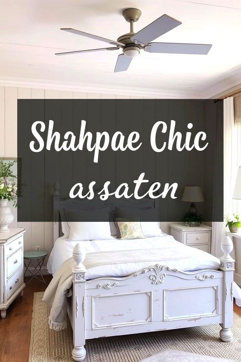 Whitewashed and Shabby Chic Details - 24 Coastal Bedroom Ideas