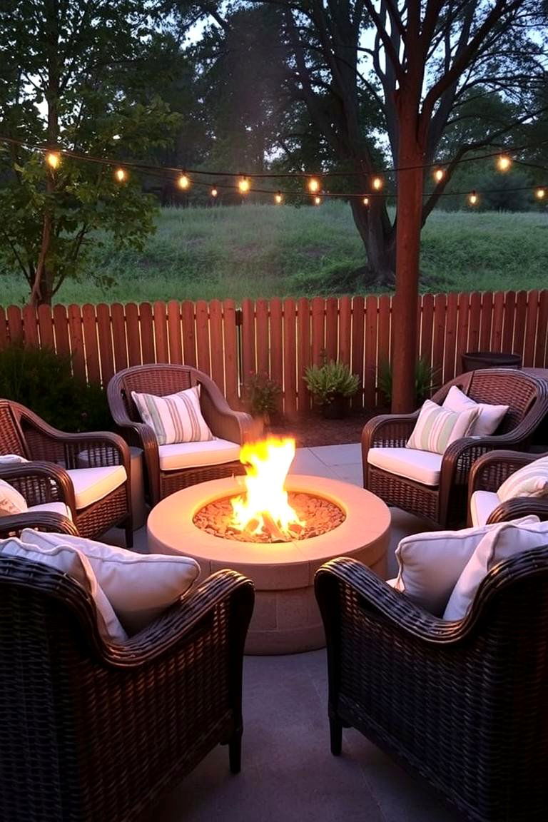 Wicker Furniture Seating - 24 Fire Pit Seating Ideas