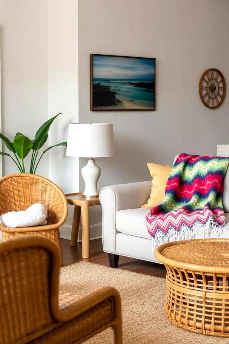 Wicker and Rattan Furniture - 24 Beach House Decor Ideas