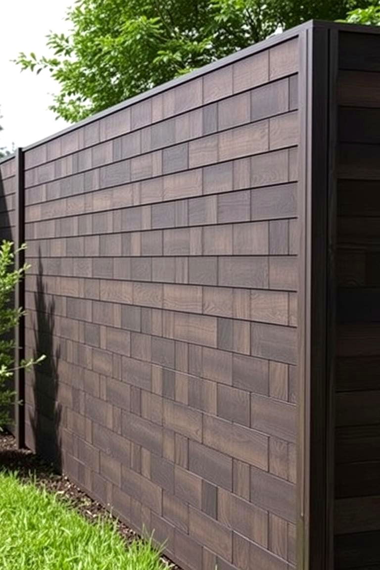Wide Board Horizontal Fence - 24 Horizontal Fence Ideas