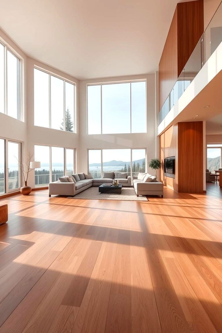 Wide Plank Flooring - 24 Living Room Wood Floor Ideas