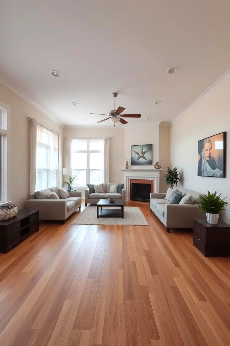 Wide Plank Flooring - 24 Living Room Flooring Ideas