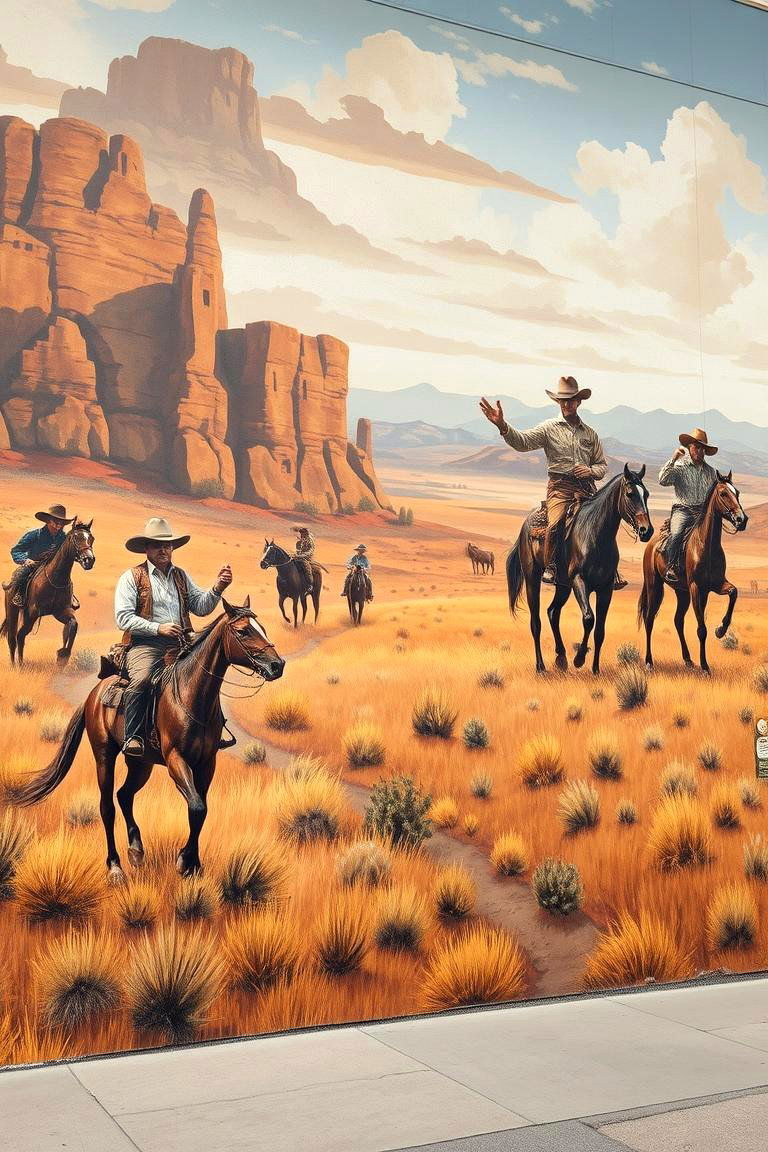 Wild West Tribute - 24 Texas Murals