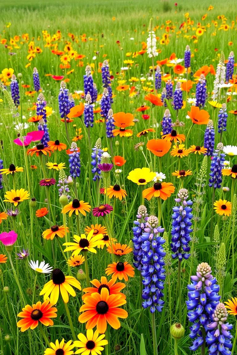 Wildflower Meadow - 24 Flower Bed Ideas