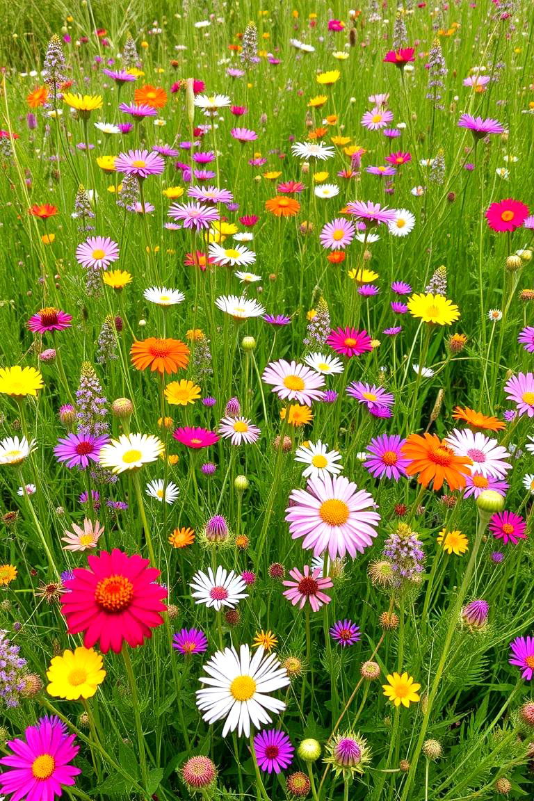 Wildflower Meadow Magic - 24 Rustic Landscaping Ideas