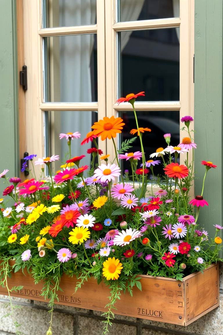 Wildflower Meadow Miniature - 24 window box ideas