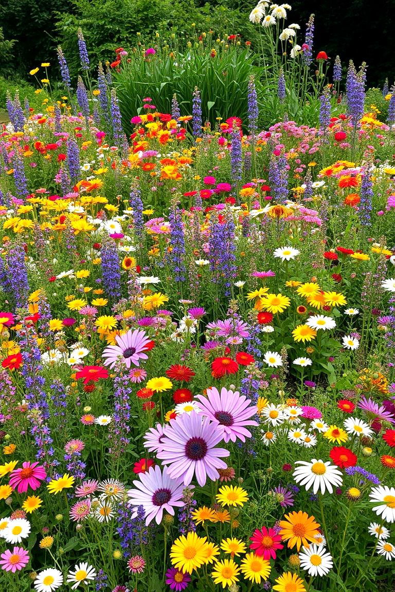 Wildflower Tiered Garden - 24 Tiered Garden Ideas