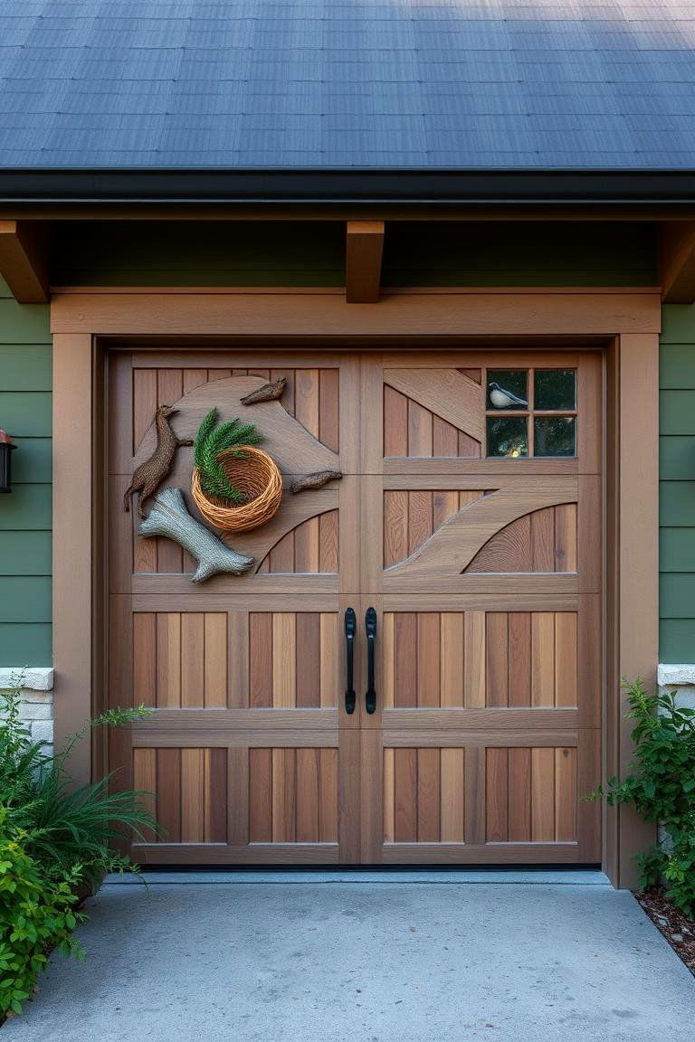 Wildlife Friendly Designs to Support Local Fauna - 24 Green Garage Door Ideas