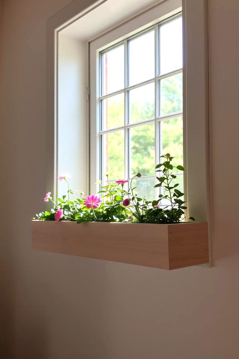 Window Box Plant Display Indoor - 24 Indoor Plant Wall Ideas