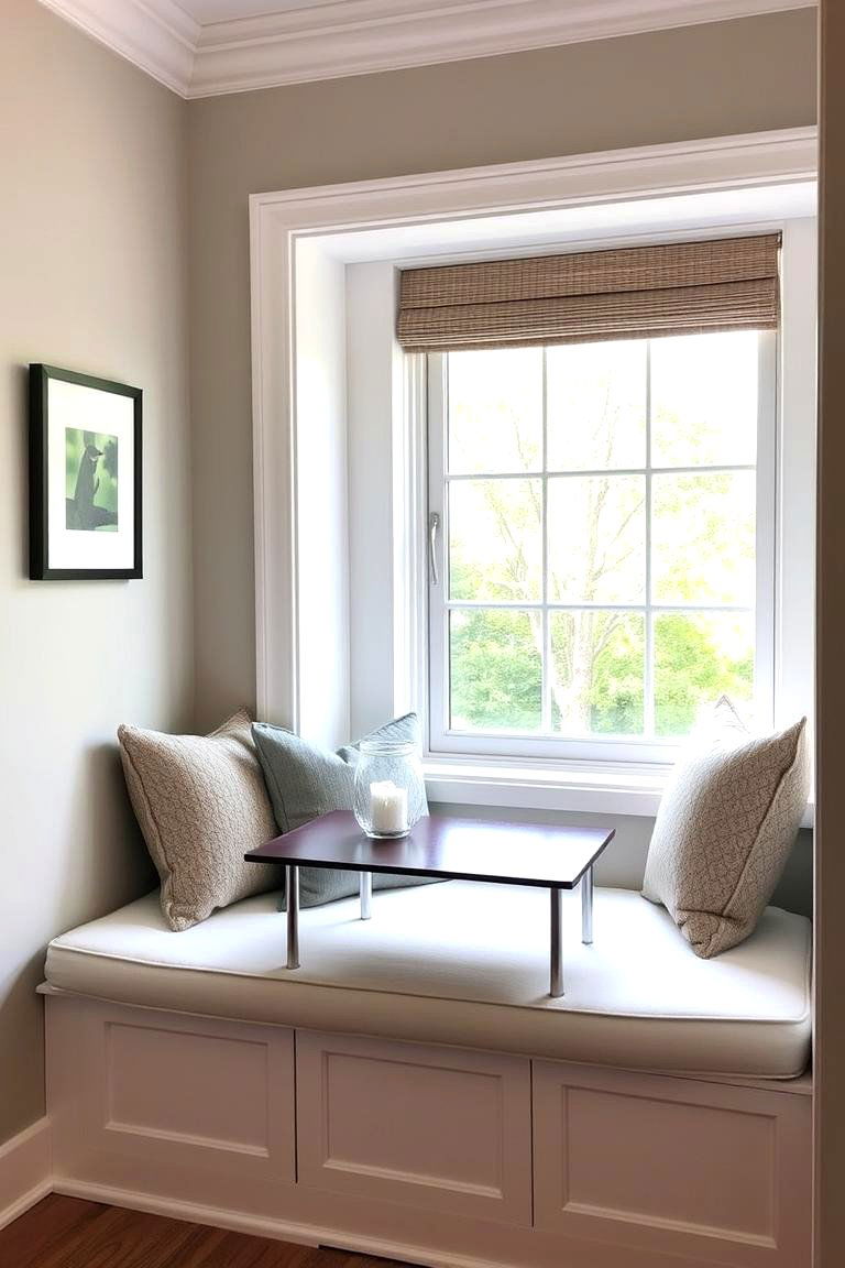 Window Seat Work Nooks - 24 Small Home Office Ideas