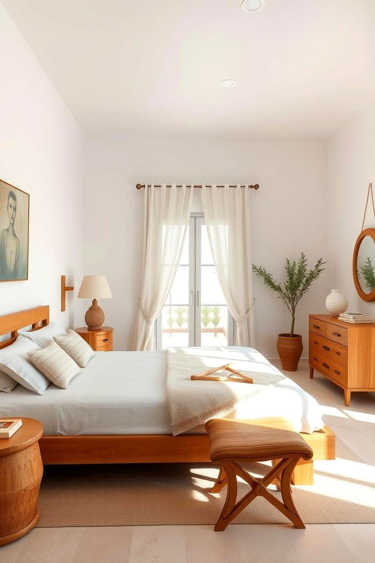 Window Seats with Plush Cushions - 24 Mediterranean Bedroom Ideas