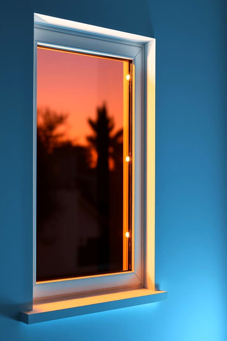 Window Trim with Backlighting - 24 Window Trim Ideas