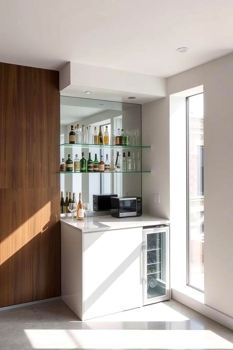 Windowed Bar and Counter - 24 Kitchen Bay Window Ideas