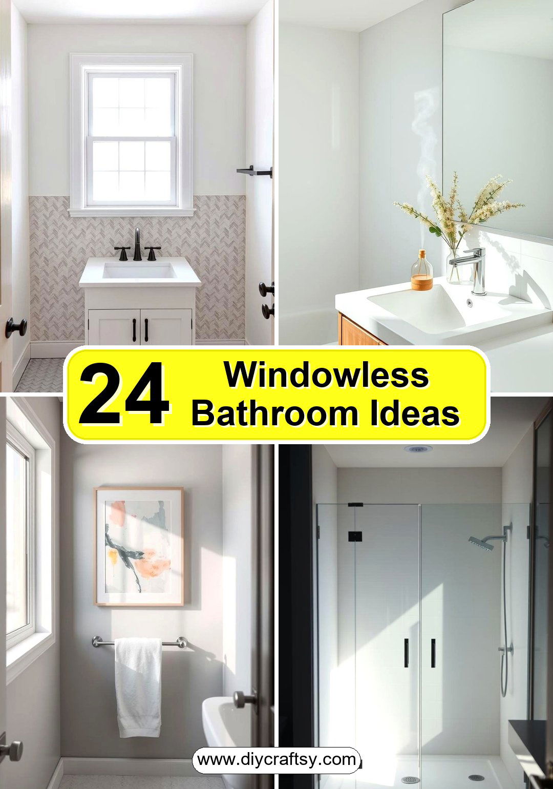 Windowless Bathroom Ideas