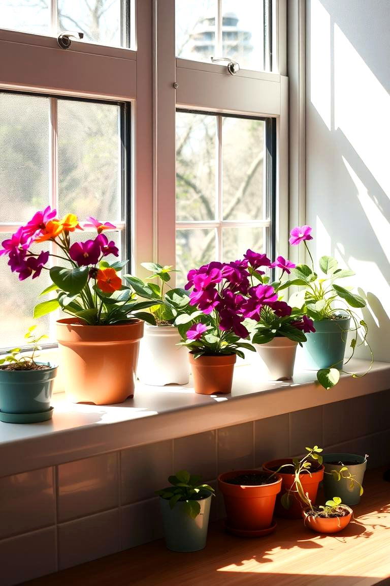 Windowsill Garden - 24 Indoor Garden Ideas