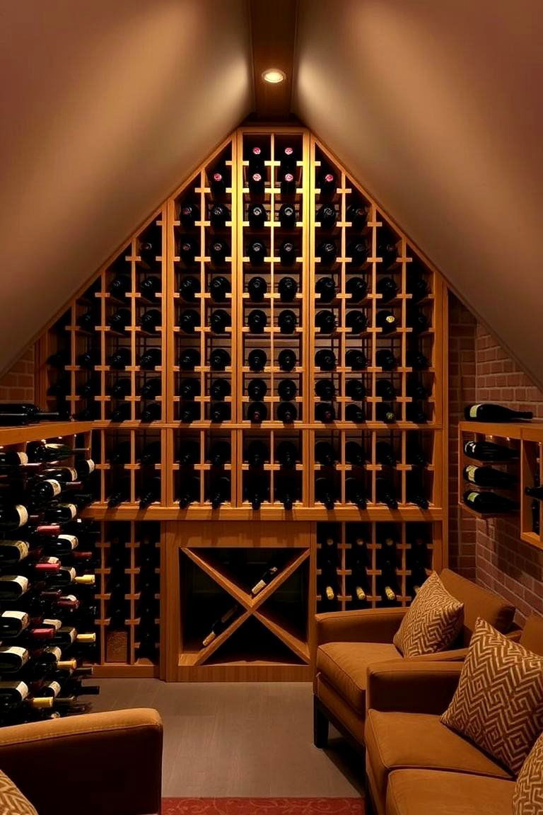 Wine Cellar - 24 attic room ideas