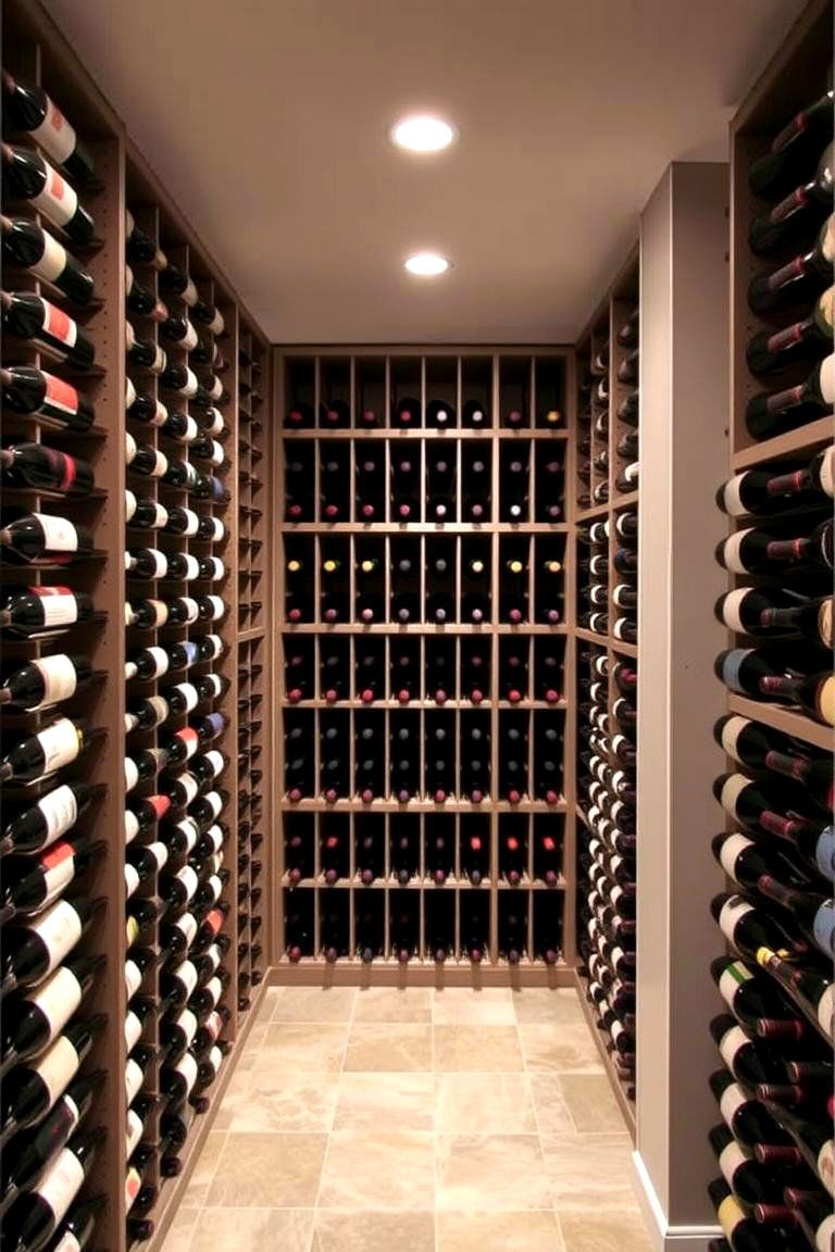 Wine Storage Racks for Basement Cellars - 24 Basement Storage Ideas