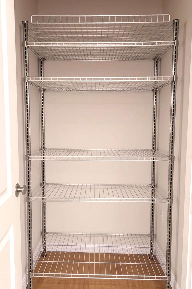 Wire Shelving - 24 Closet Shelving Ideas
