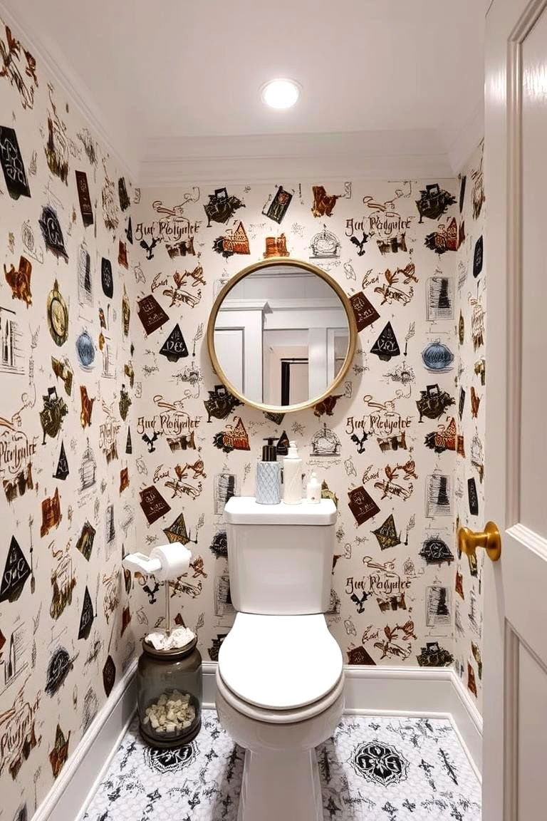 Wizarding World Wallpaper - 24 Harry Potter Bathroom Ideas