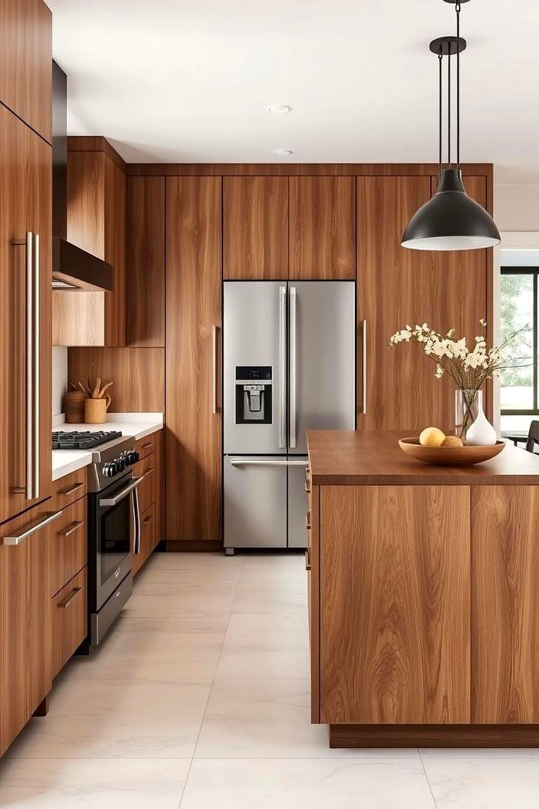 Wood Accented Island - 24 Small Kitchen Island Ideas
