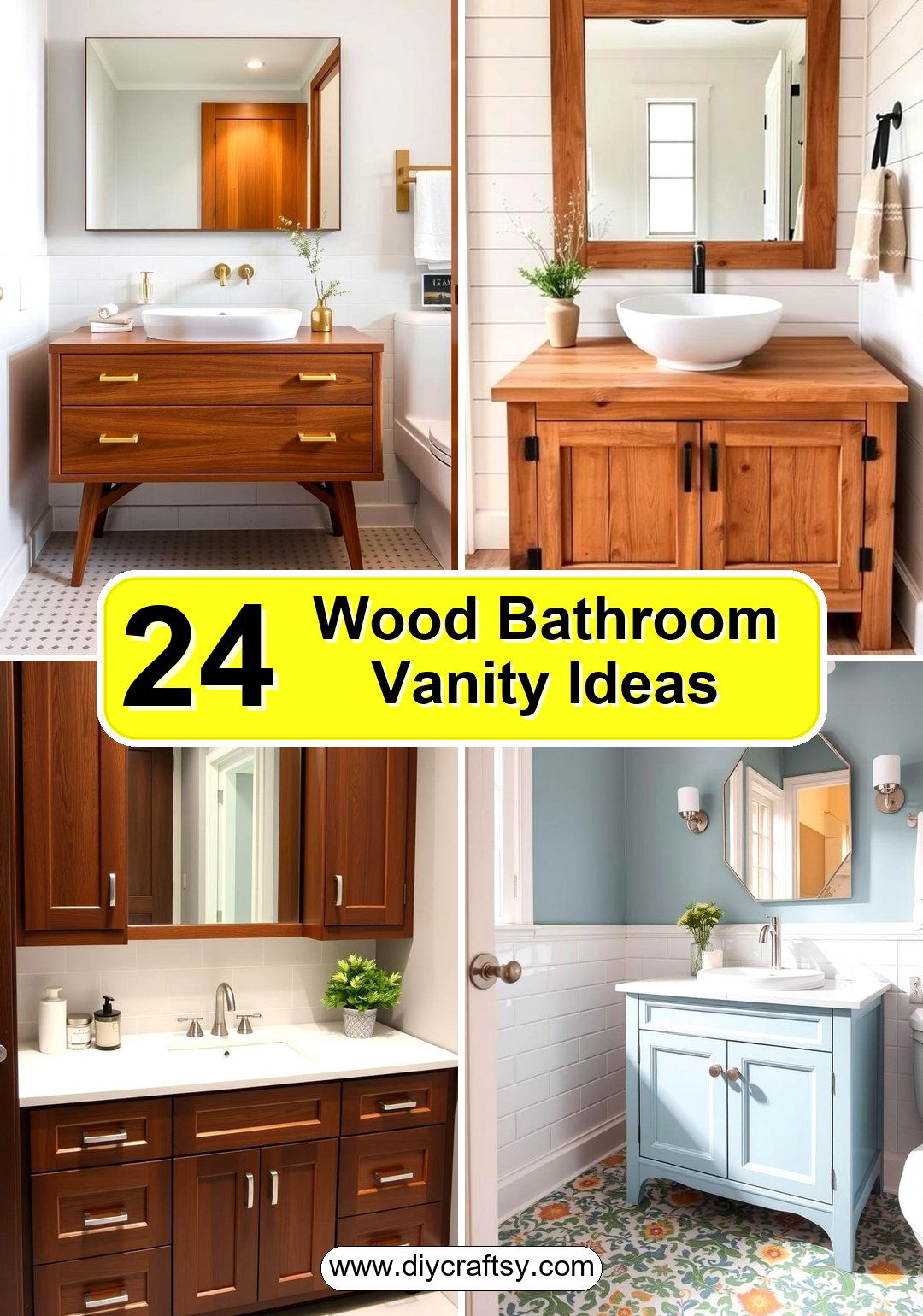 Wood Bathroom Vanity Ideas