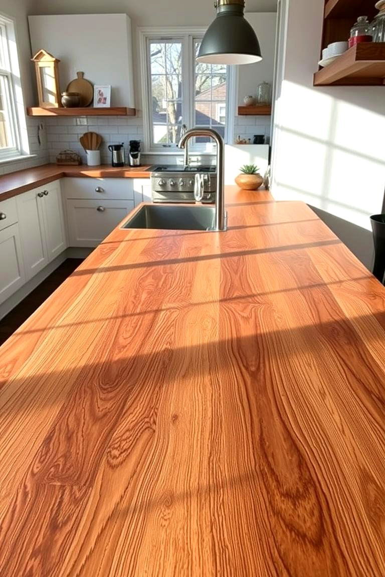 Wood Customization - 24 Kitchen Countertop Ideas
