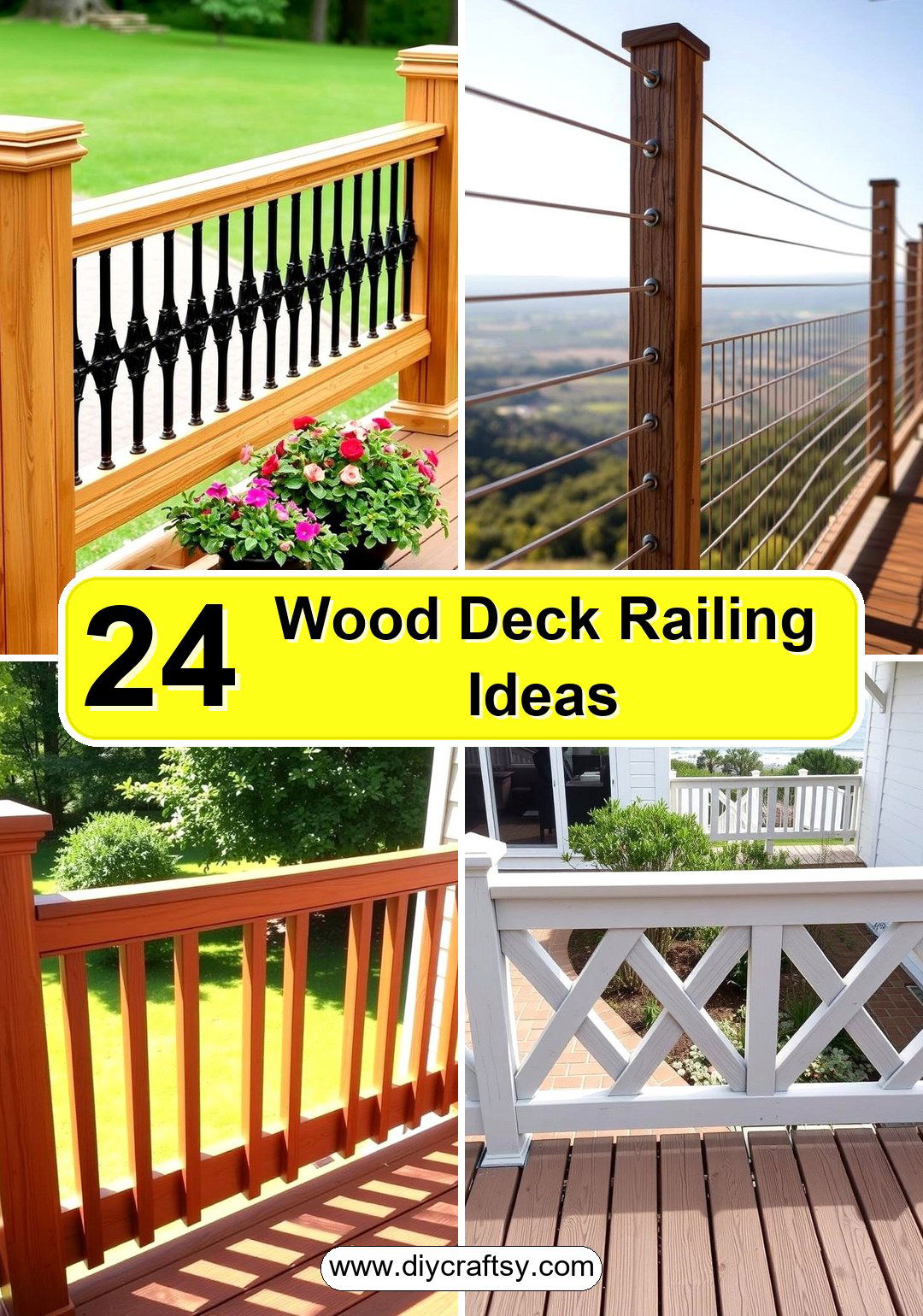 Wood Deck Railing Ideas