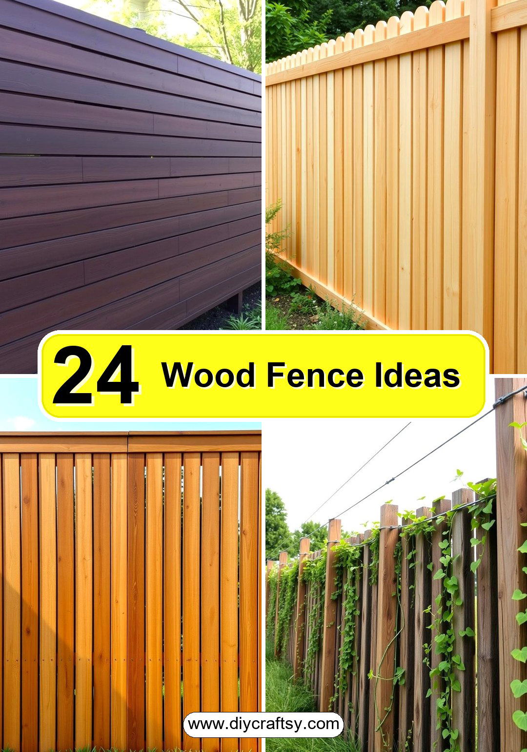 Wood Fence Ideas