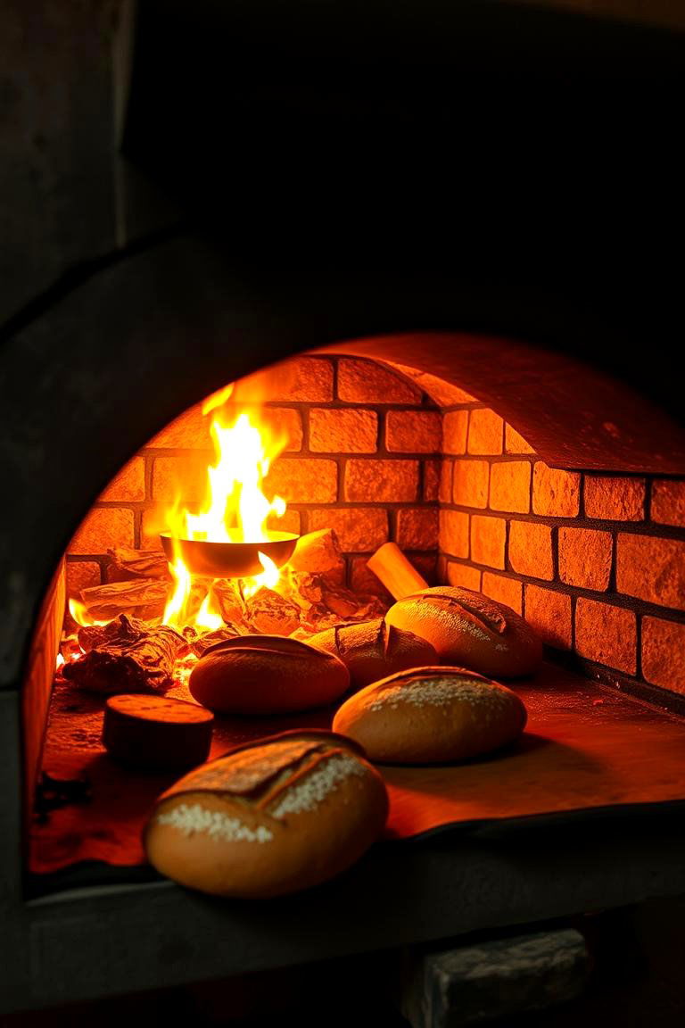 Wood Fired Oven Baking - 24 Primitive Kitchen Ideas