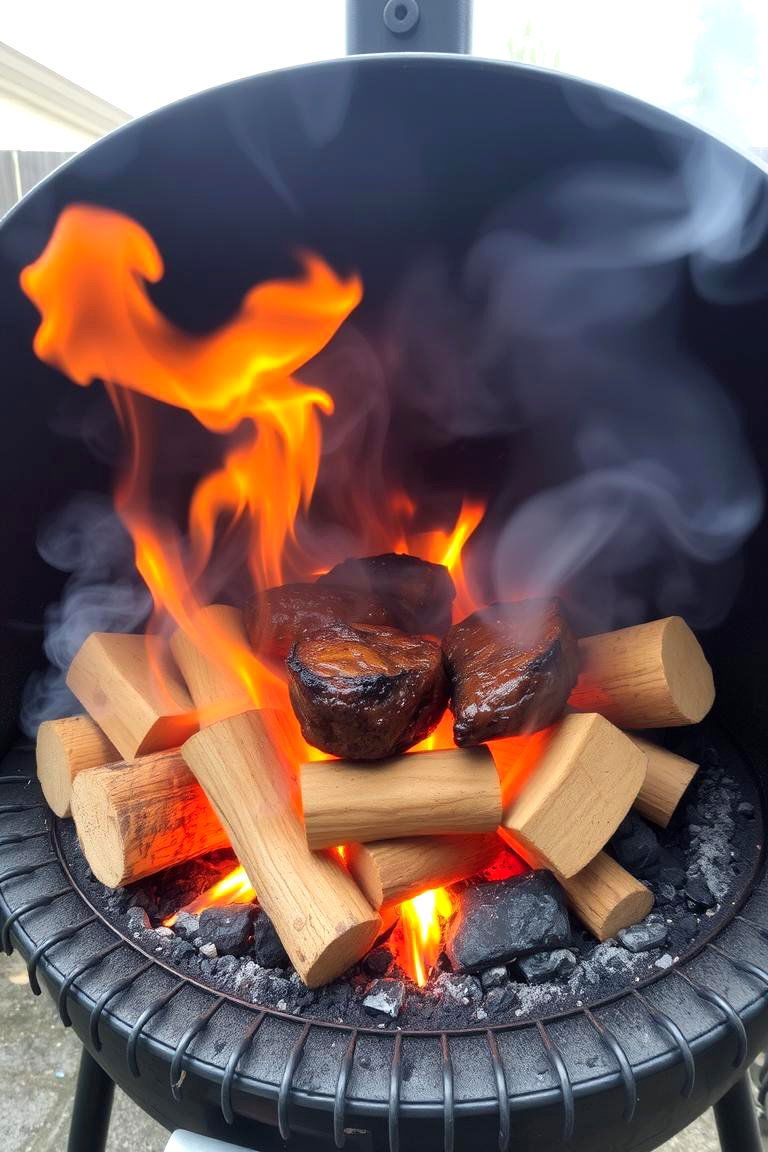 Wood Fired Pit for Smoky Flavors - 24 Bbq Pit Ideas
