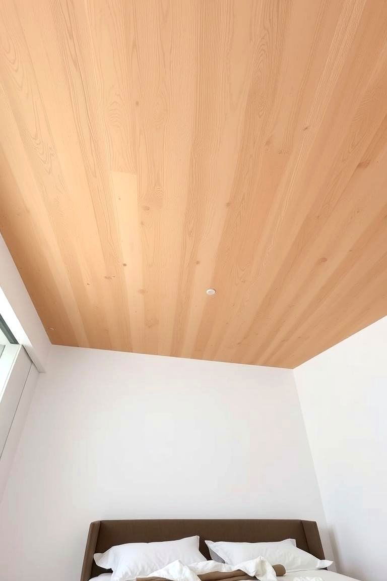 Wood Panel Ceilings Warmth and Texture Above - 24 Bedroom Ceiling Ideas