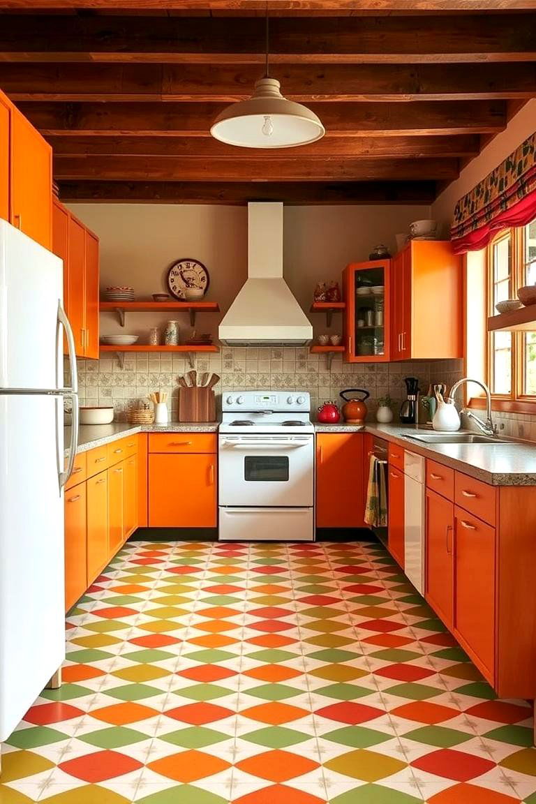 Wood Paneling for Warmth - 24 70s Kitchen Ideas