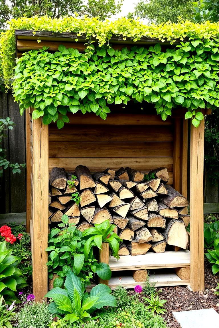 Wood Shed with a Green Roof - 24 wood shed ideas
