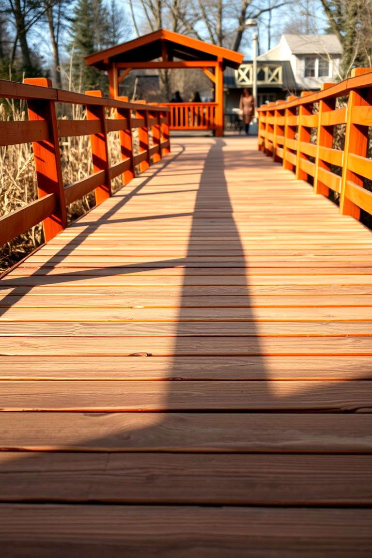 Wooden Boardwalk Path - 24 walkway ideas