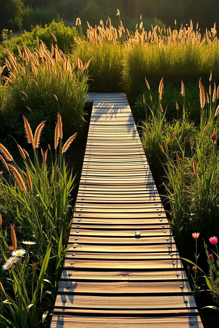 Wooden Boardwalks for Natural Elegance - 24 Natural Walkway Ideas