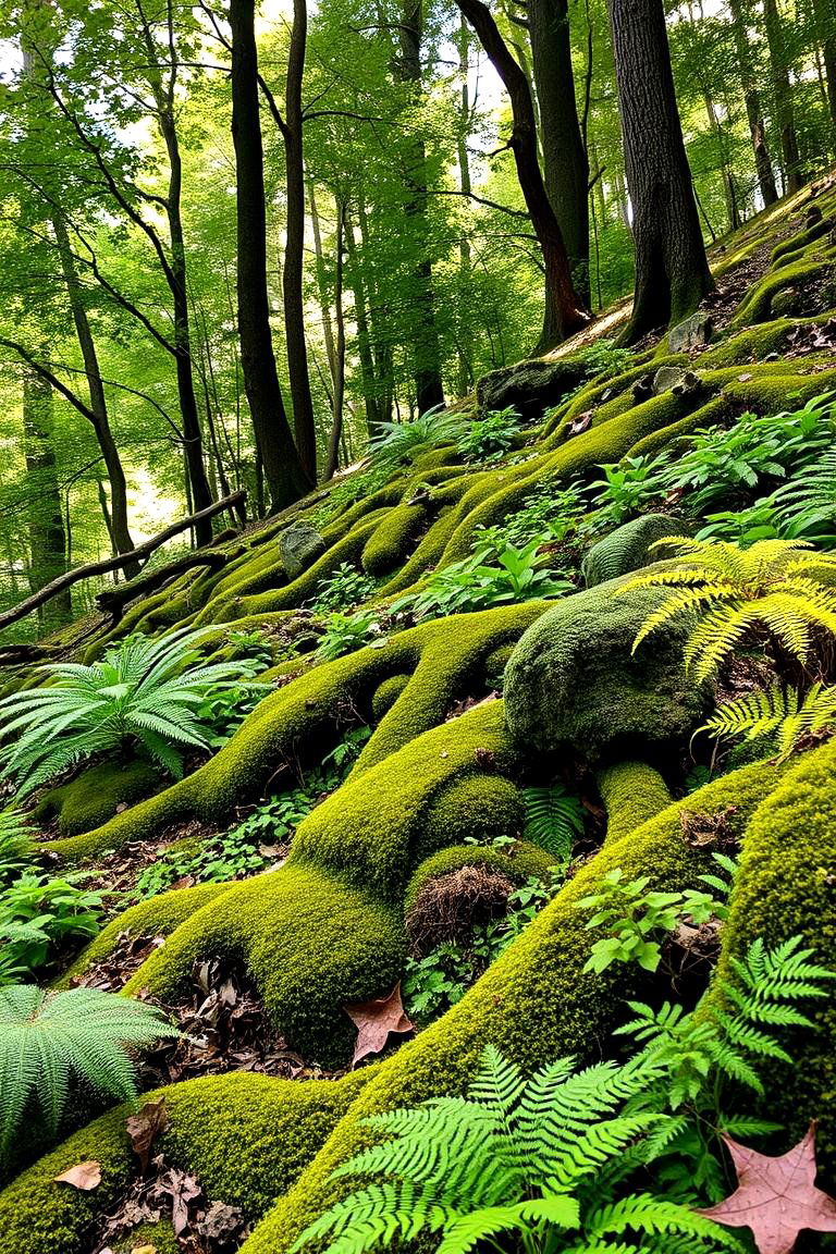 Woodland Inspired Sloping Garden - 24 Sloping Garden Design Ideas