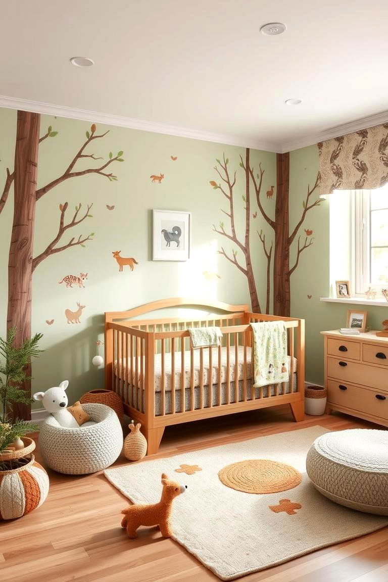 Woodland Wonderland Nursery - 24 Nature Themed Nursery Ideas