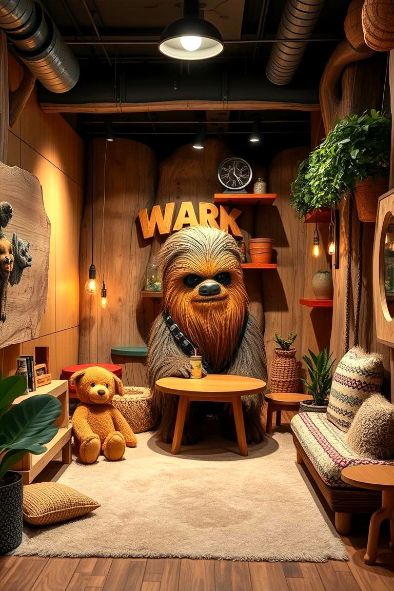 Wookiee Inspired Play Area - 24 Star Wars Nursery Ideas