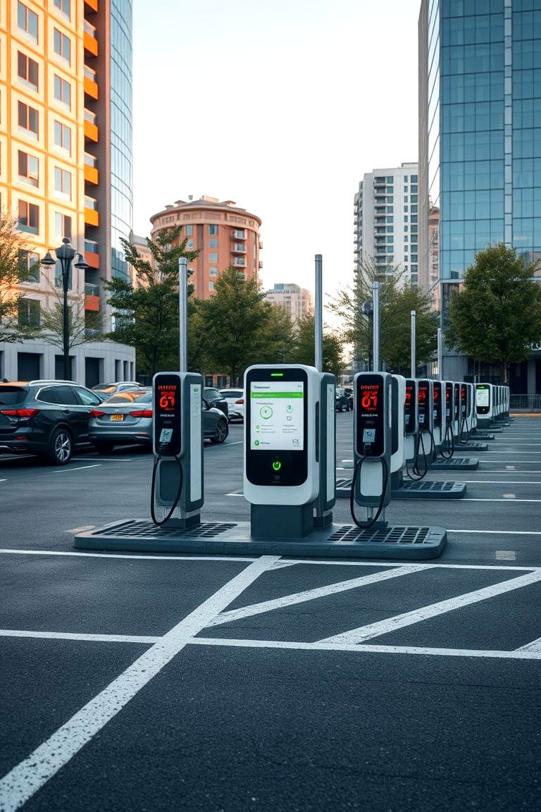 Workplace Charging Hub - 24 charging station ideas