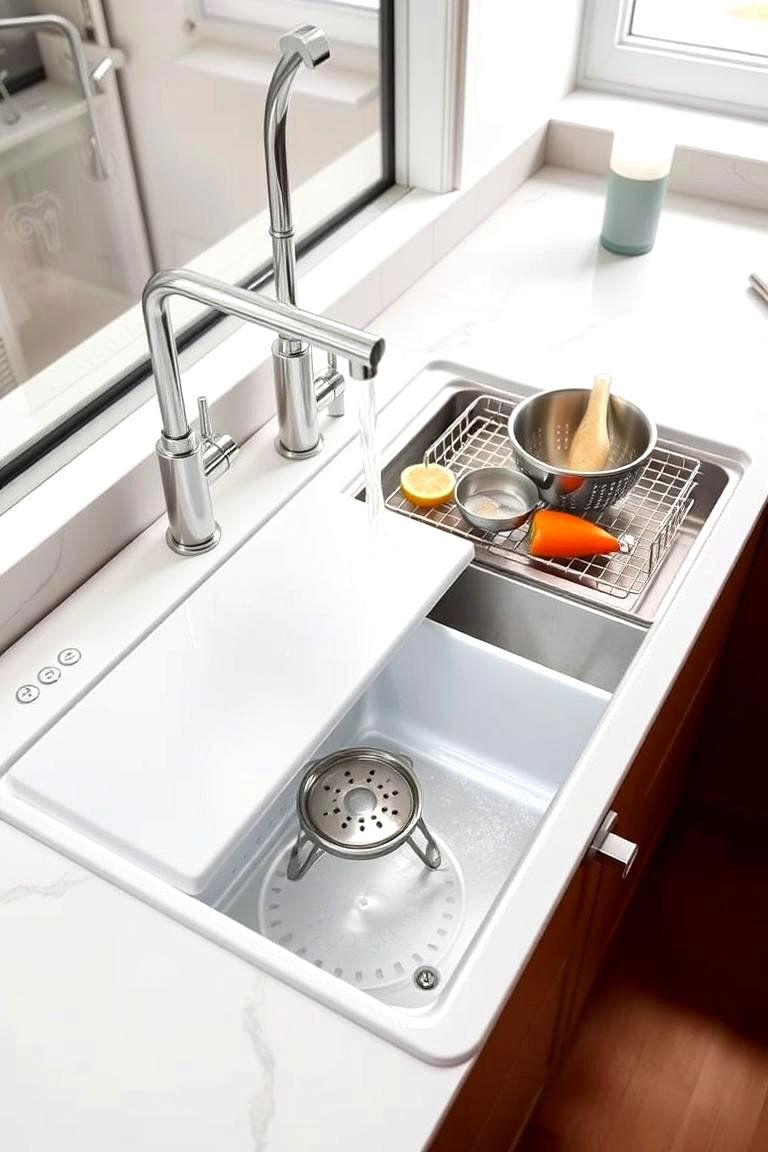Workstation Sink - 24 Kitchen Sink Ideas