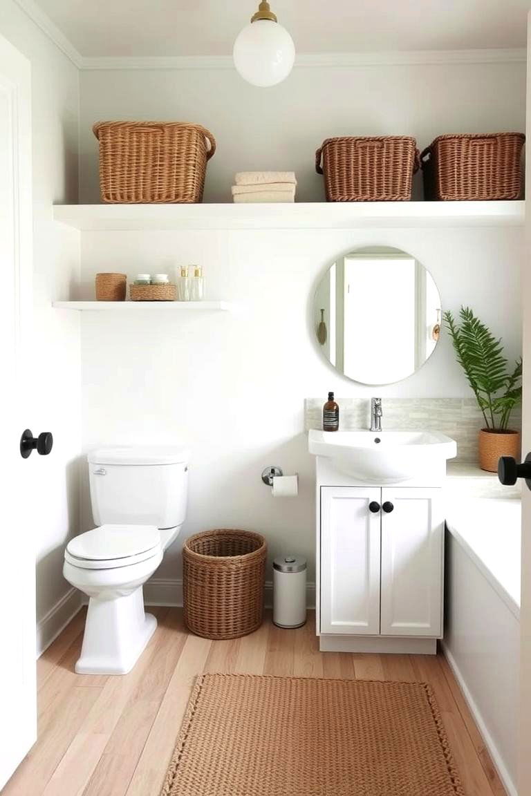 Woven Accents - 24 Western Bathroom Ideas