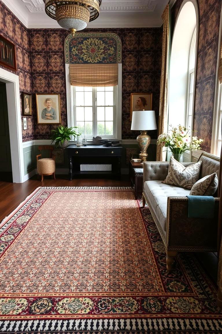 Woven Area Rugs - 24 Hippie Bedroom Ideas