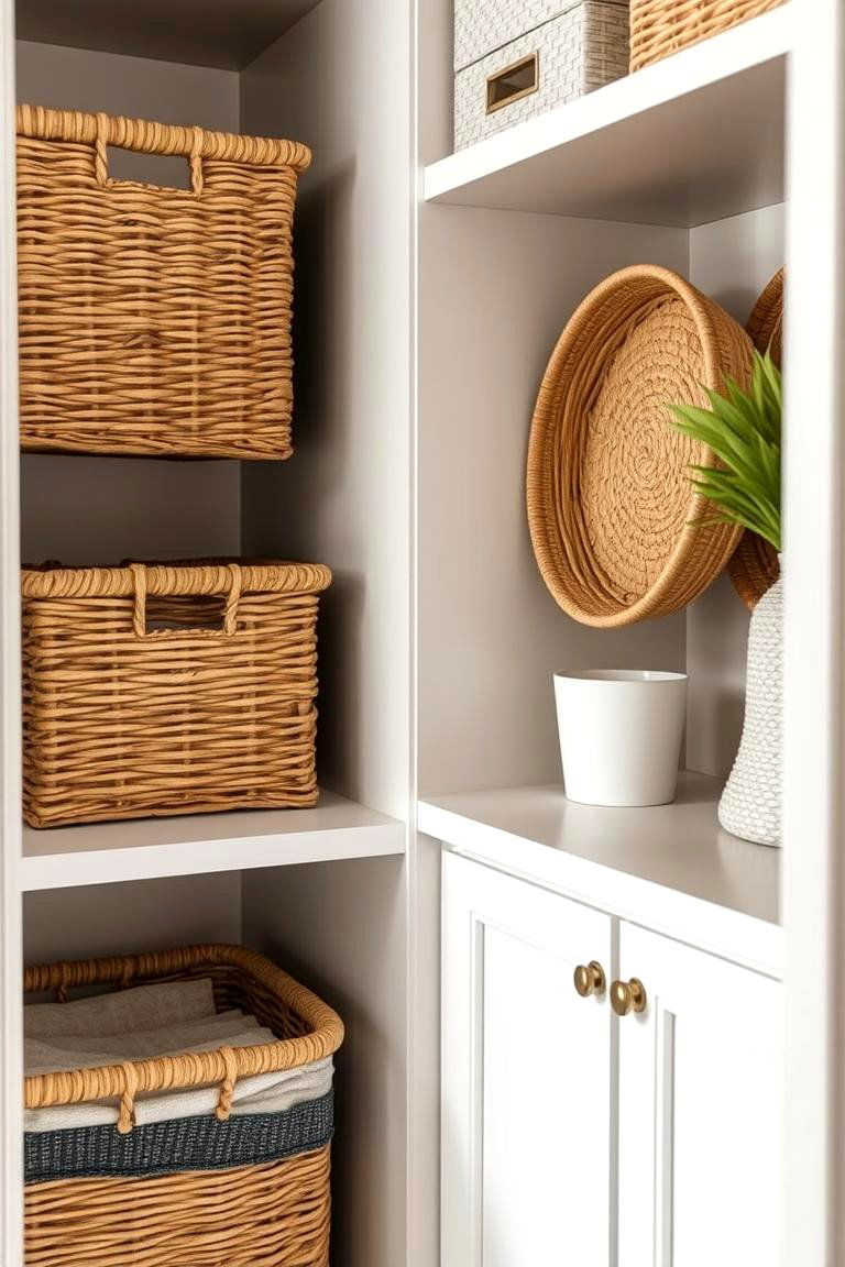 Woven Baskets and Storage Solutions - 24 Boho-scandinavian Design and Decor Ideas