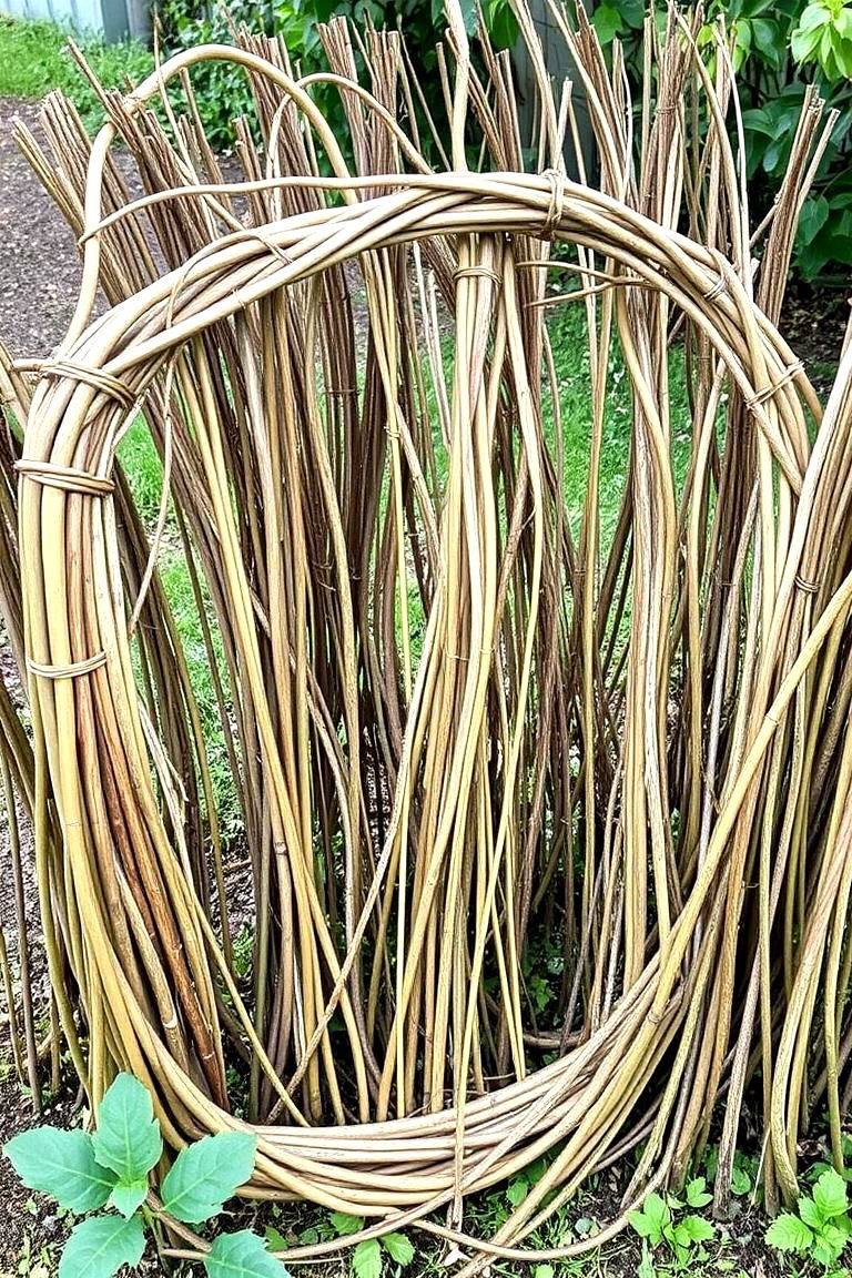 Woven Willow Edging - 24 Modern Garden Edging Ideas