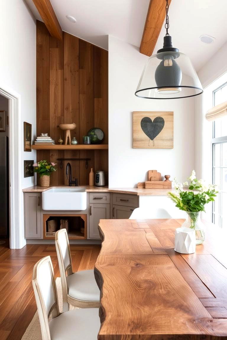 Wrought Iron Accents for Timeless Appeal - 24 Rustic Dining Room Ideas